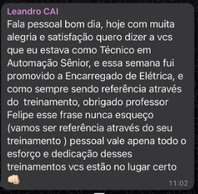 Resultado de aluno 7